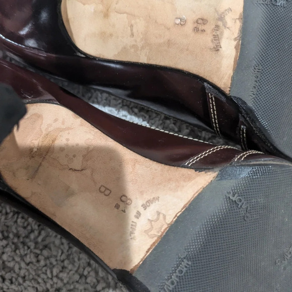 Isaac mizrahi heels size 8.5 brown leather pumps - Picture 7 of 10